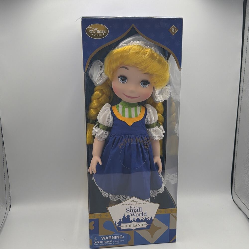 Disney Animator's Collection It's a Small World Holland Singing Doll New w Box